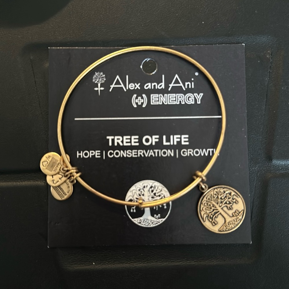 Alex and Ani Tree of Life charm bangle